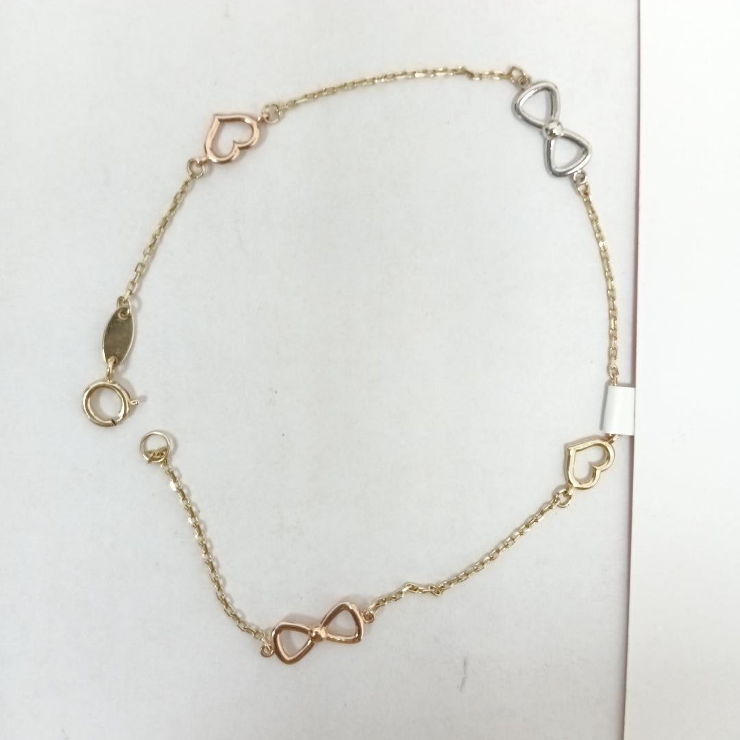 PULSERAS DAMA ORO 14K 1.3 (NUEVO)