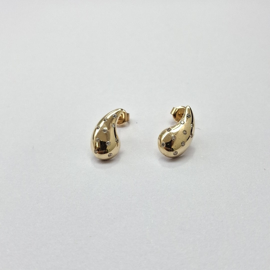BROQUELES ORO 14K 2.1 (NUEVO)