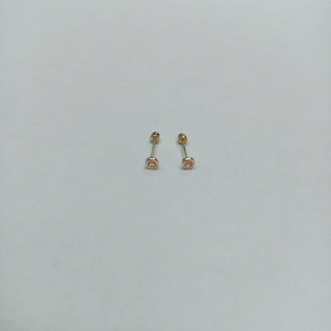 BROQUELES ORO 14K 1 (NUEVO)