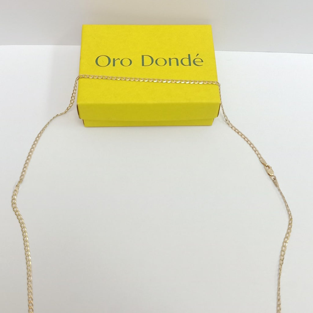 CADENAS BARBADA AMARILLA ORO 14K 4.8 (NUEVO)