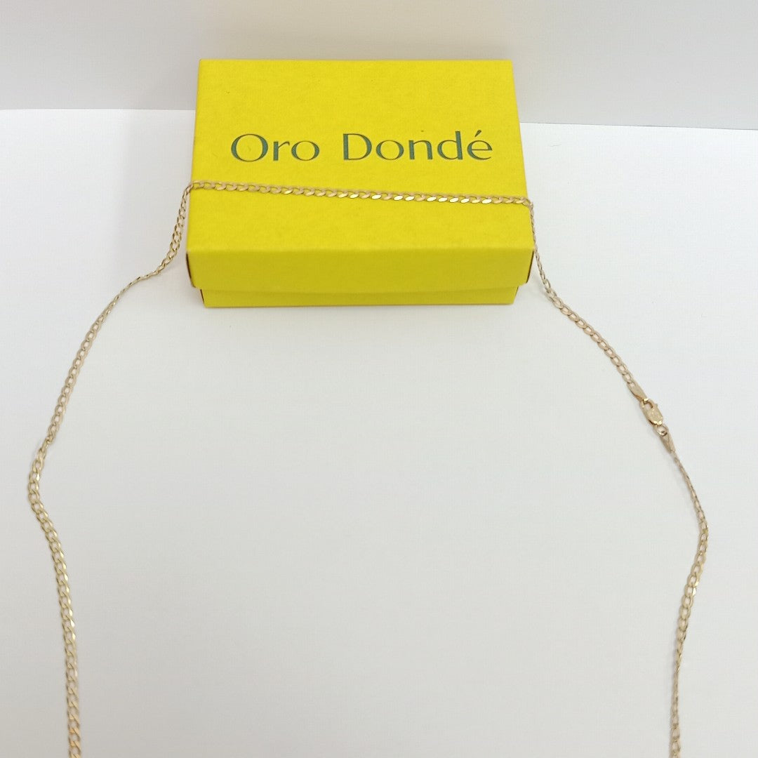 CADENAS BARBADA AMARILLA ORO 14K 4.8 (NUEVO)