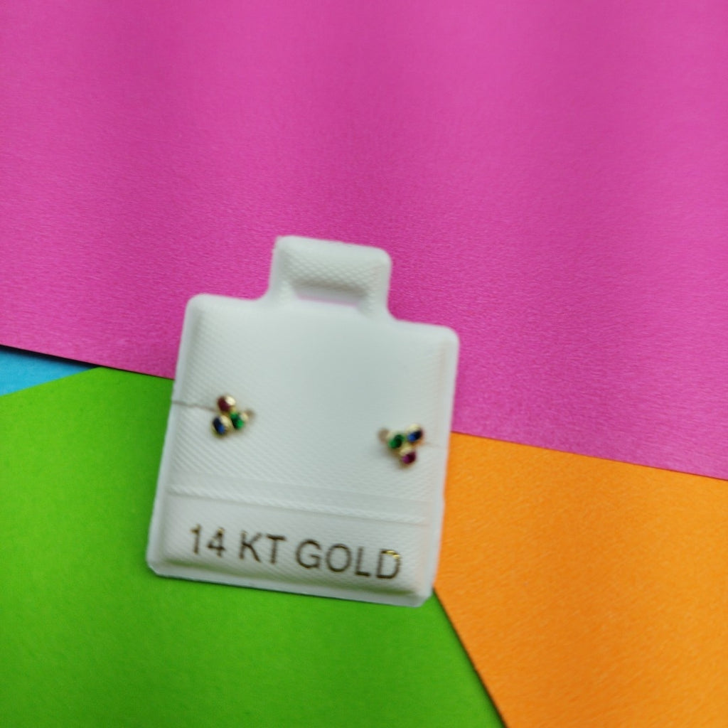 BROQUELES ORO 14K 1 (NUEVO)