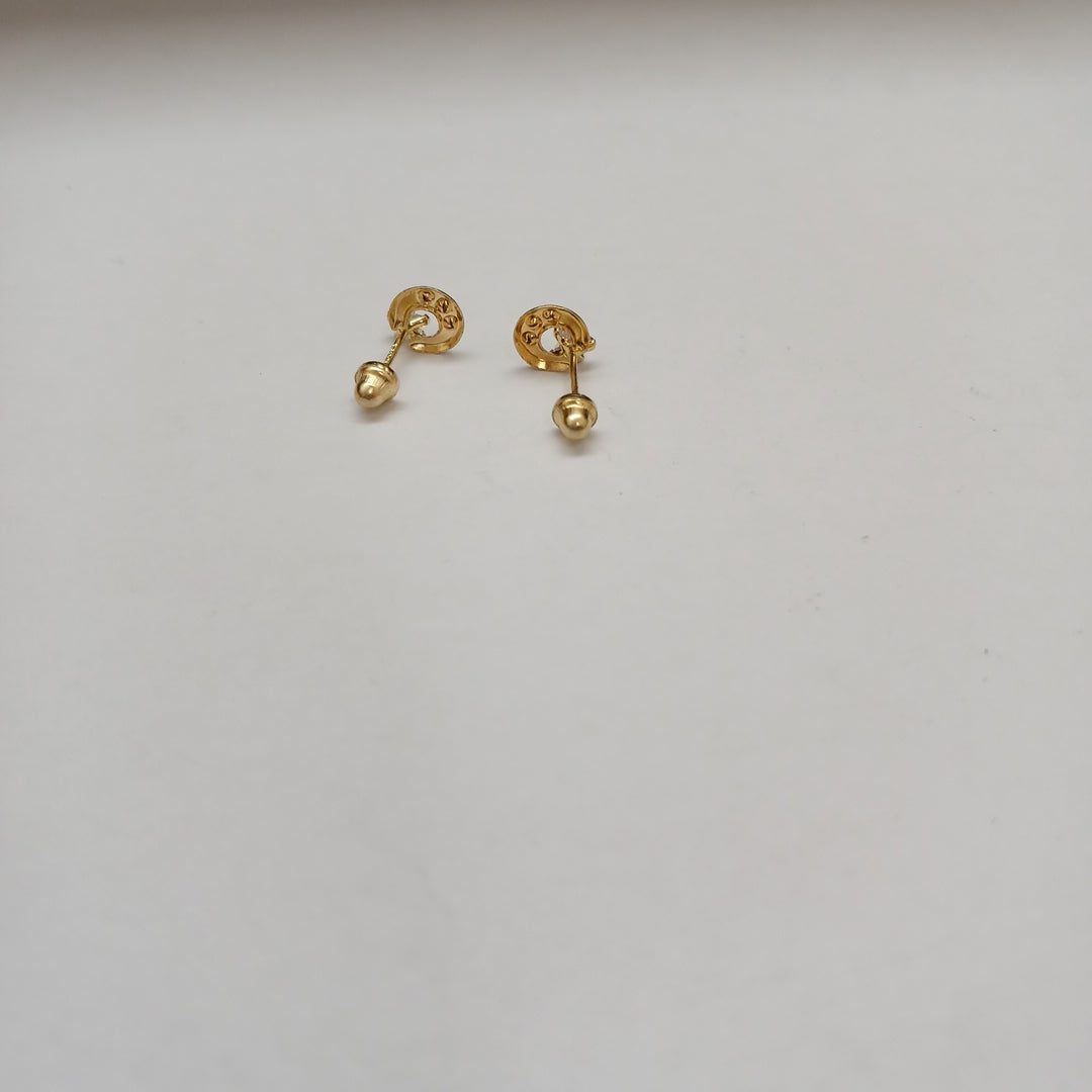 BROQUELES ORO 10K 1 (NUEVO)