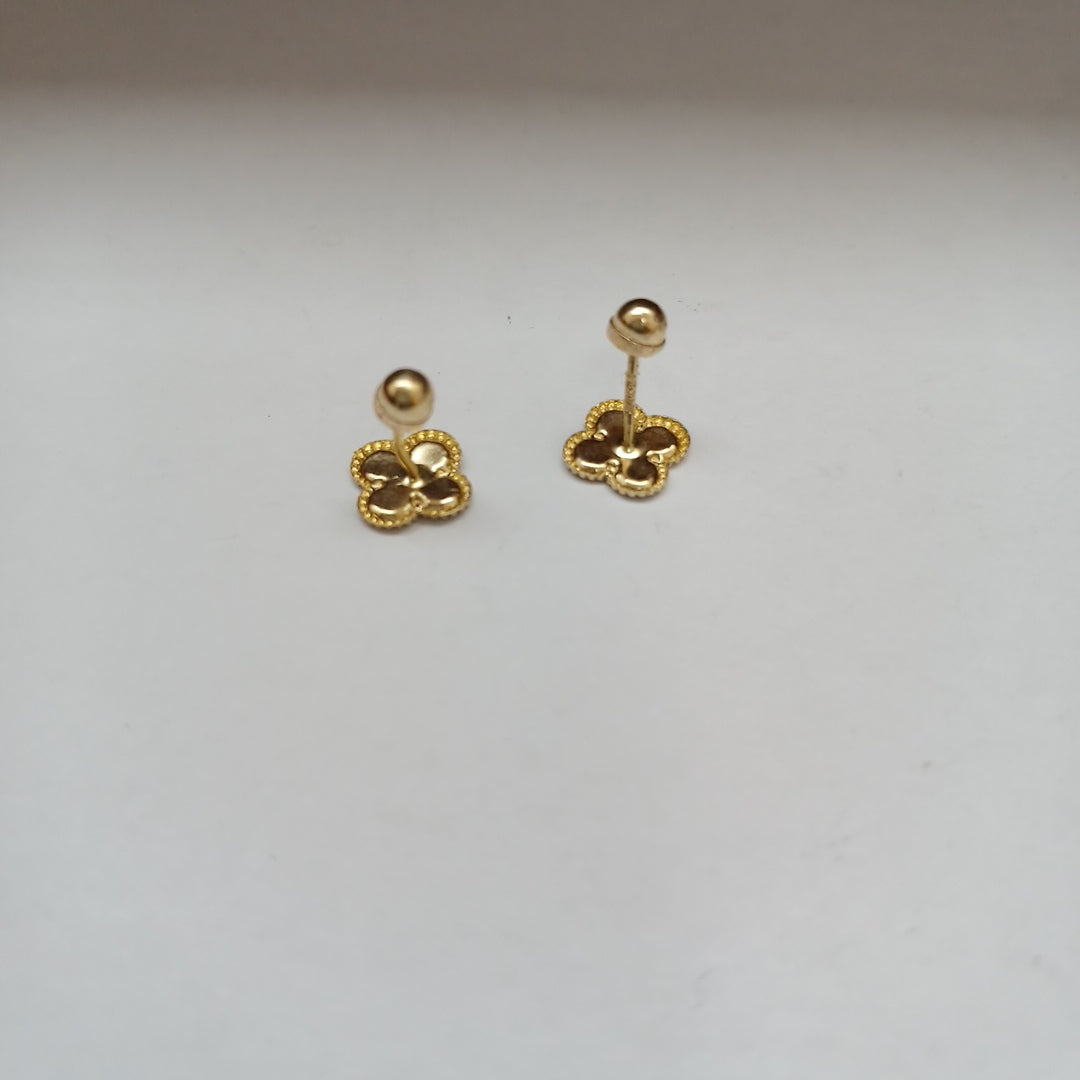 BROQUELES ORO 14K 1 (NUEVO)