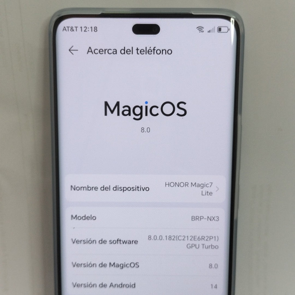 CELULAR HONOR MAGIC 7 LITE BRP-NX3 (2025) 512 GB 8 GB RAM (SEMINUEVO)