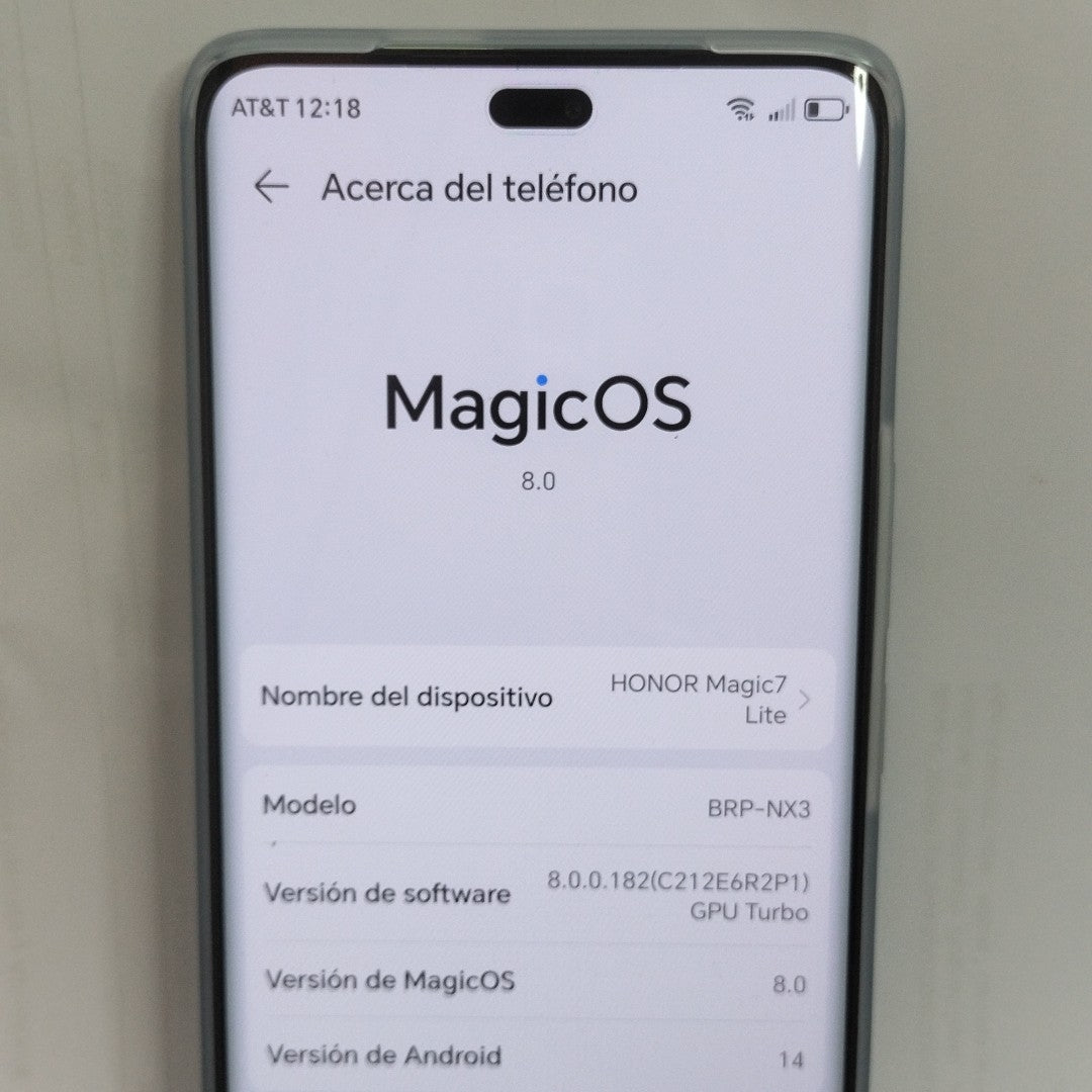 CELULAR HONOR MAGIC 7 LITE BRP-NX3 (2025) 512 GB 8 GB RAM (SEMINUEVO)