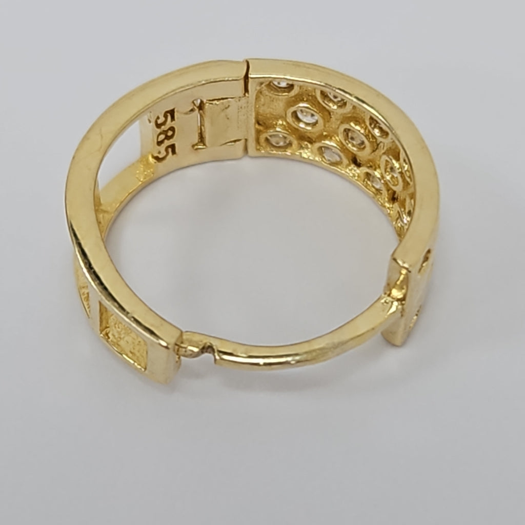 HUGGIES ORO 14K 2.7 (NUEVO)