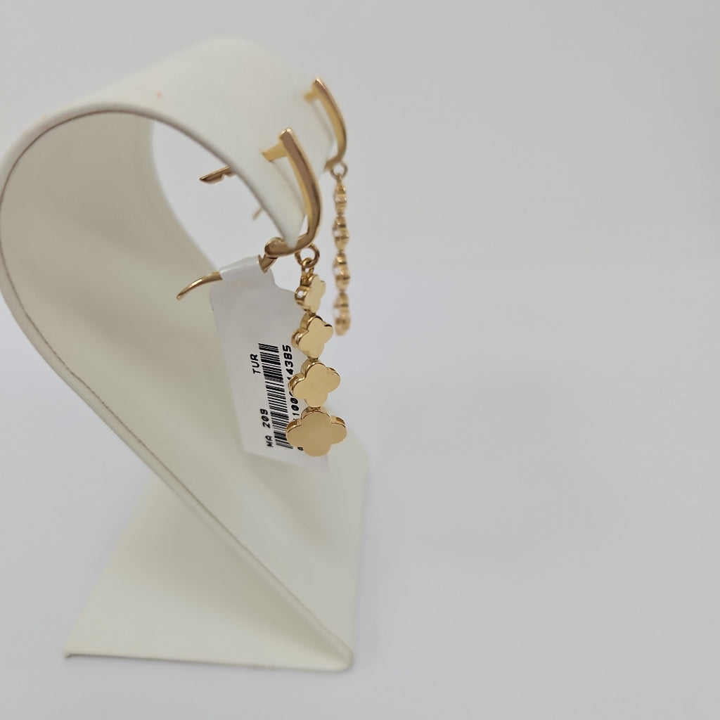 BROQUELES ORO 14K 4.1 (NUEVO)