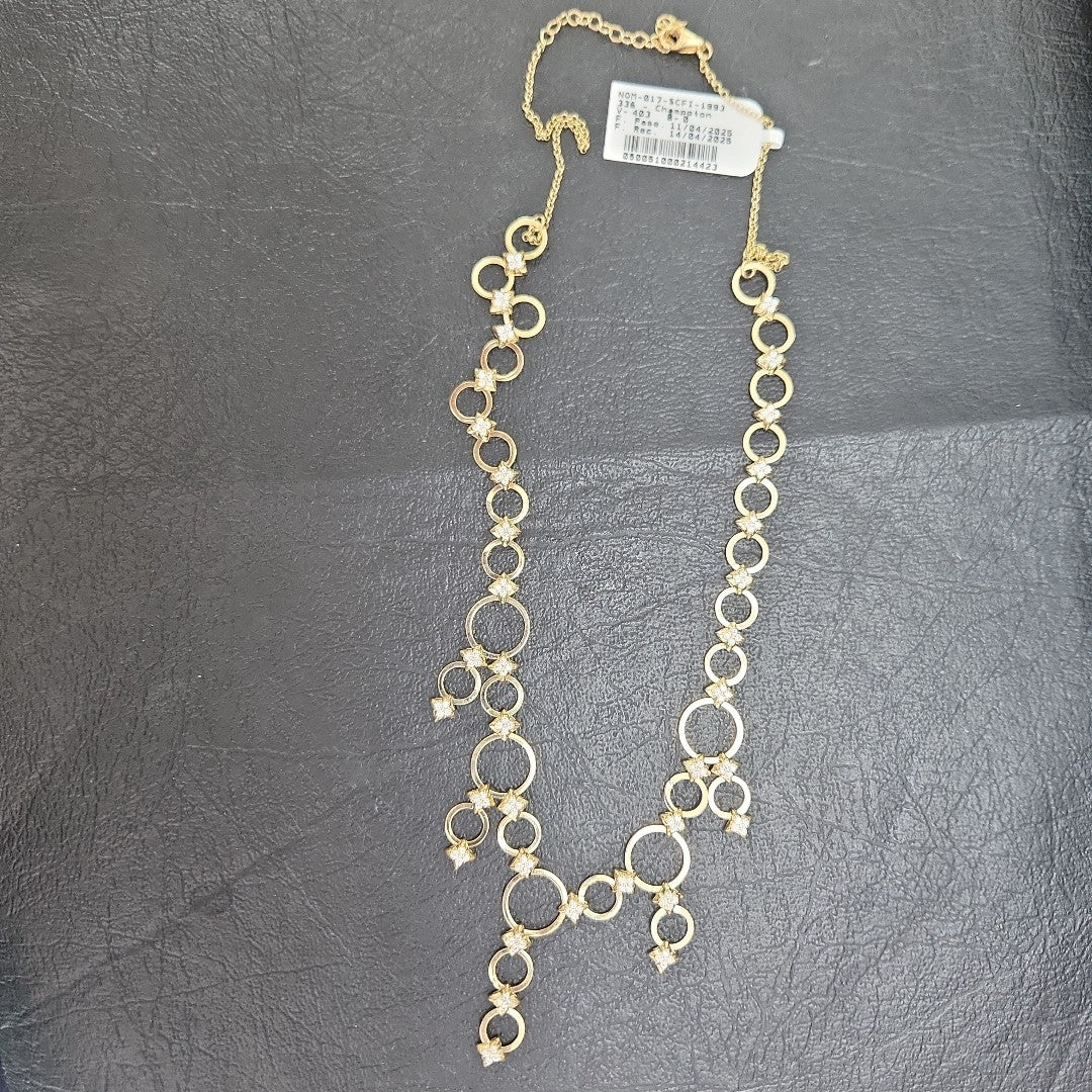 GARGANTILLAS ORO 14K 10 (NUEVO)