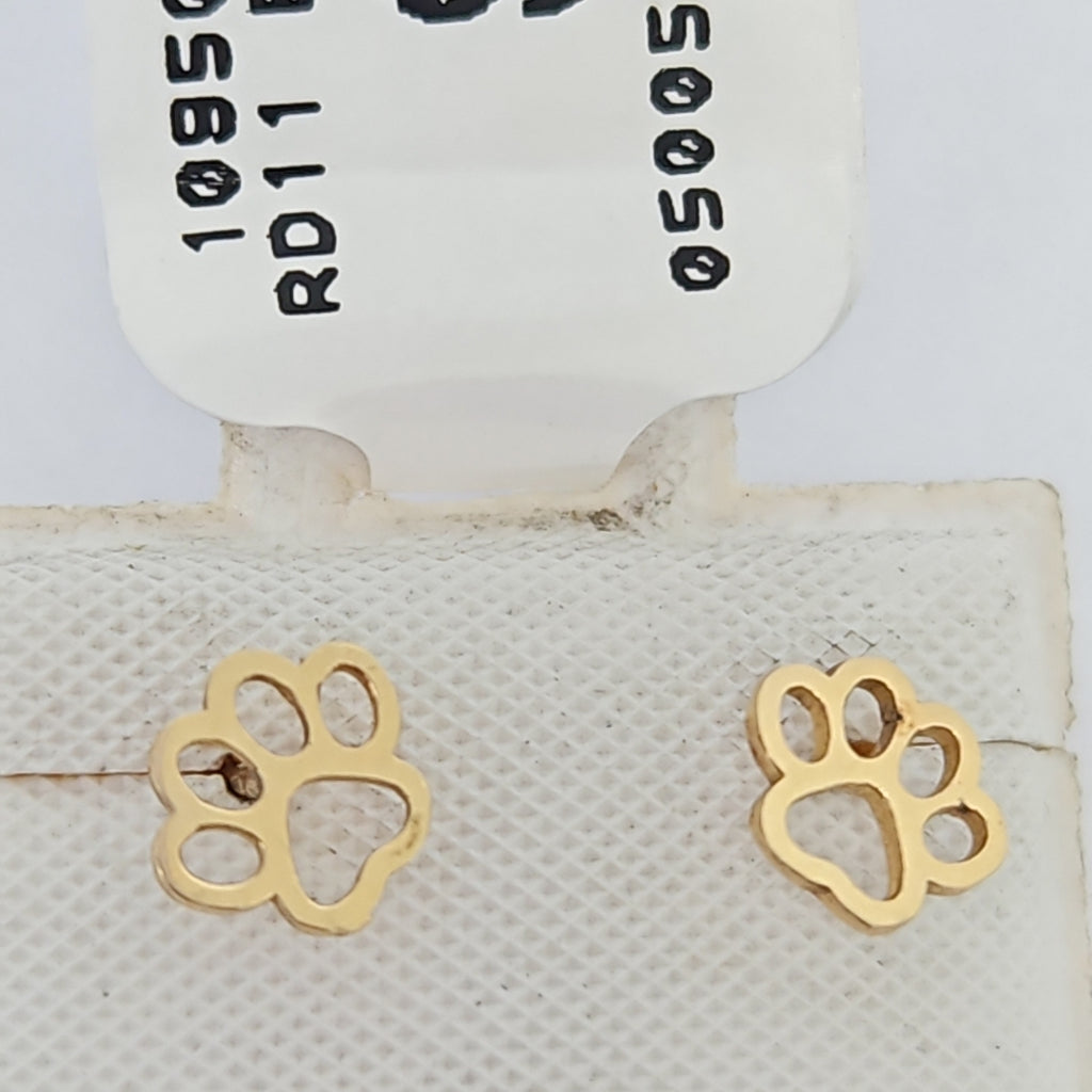 10950BRO88900B800 FRD11 BROQUELES ORO 14K 1PZAS (NUEVO)