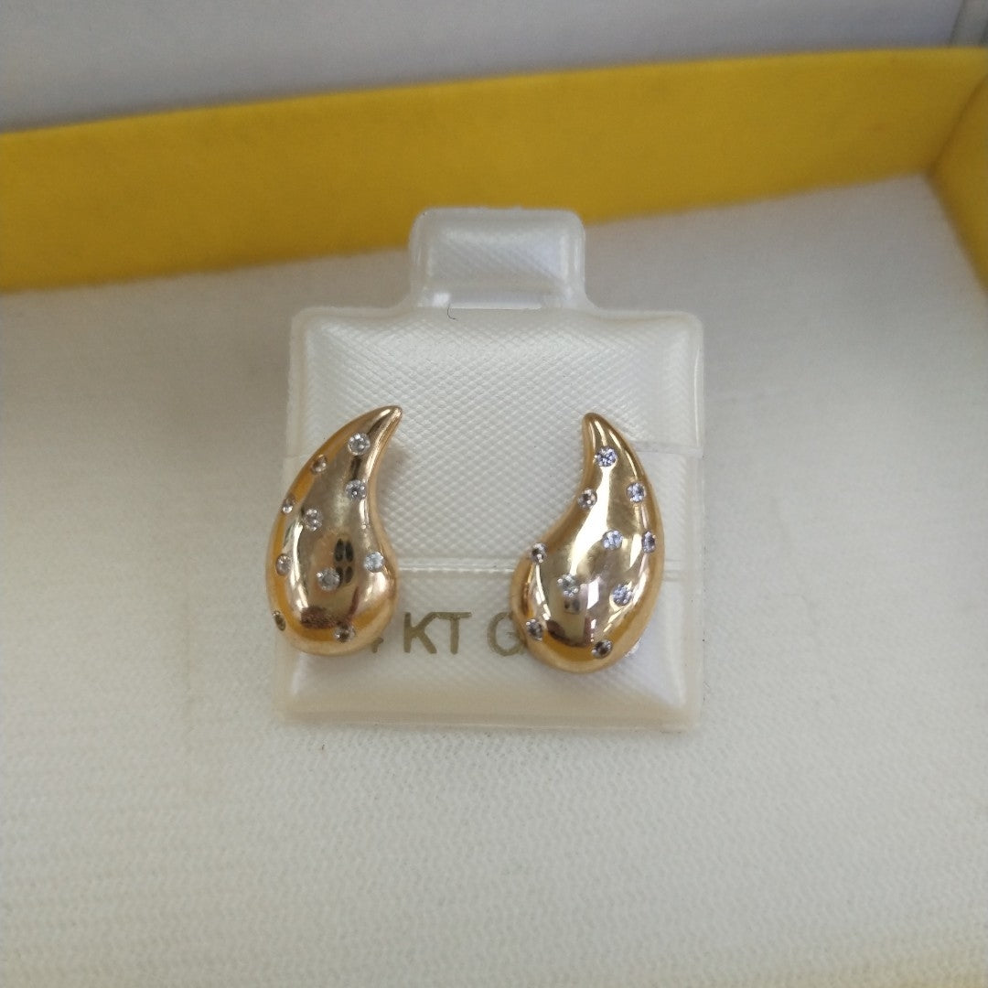 BROQUELES ORO 14K 2.1 (NUEVO)