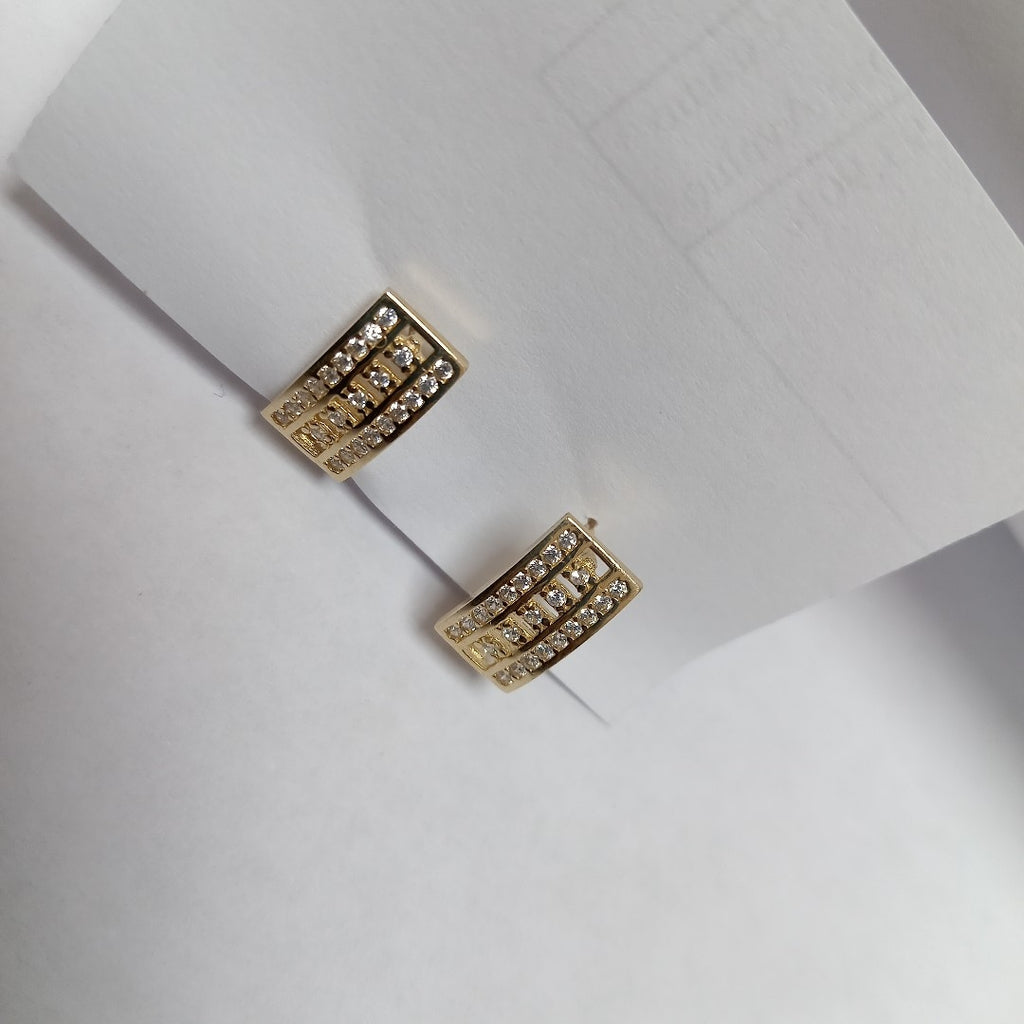 BROQUELES ORO 14K 2.2 (NUEVO)