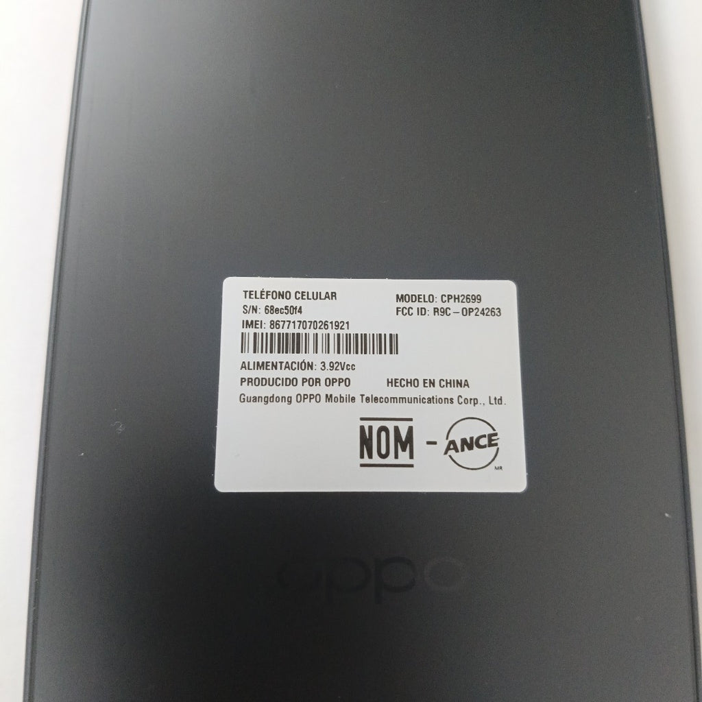 CELULAR OPPO  RENO 13F 5G CPH2699 (2025) 256 GB 12 GB RAM (SEMINUEVO)