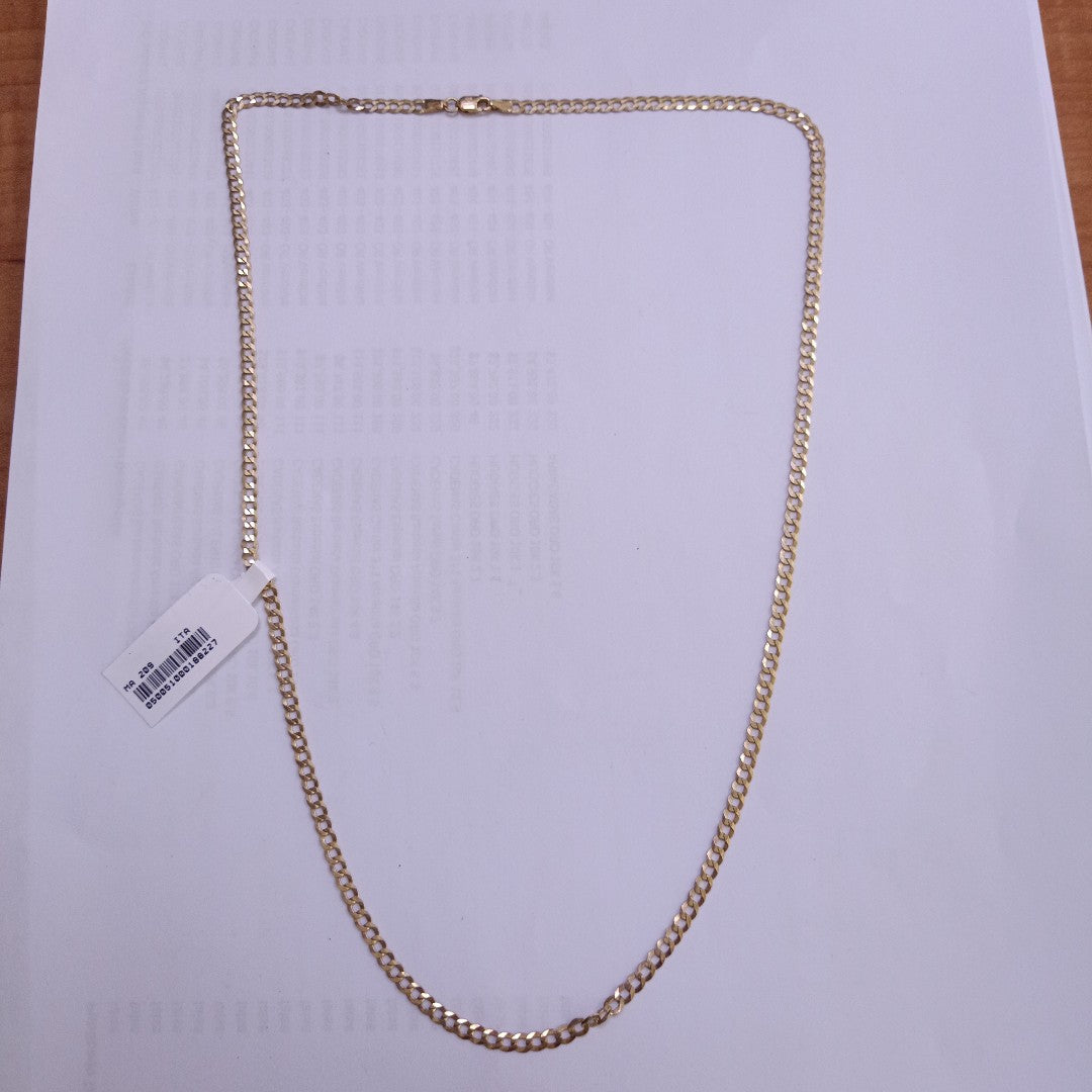 CADENAS BARBADA AMARILLA ORO 10K 6.2 (NUEVO)