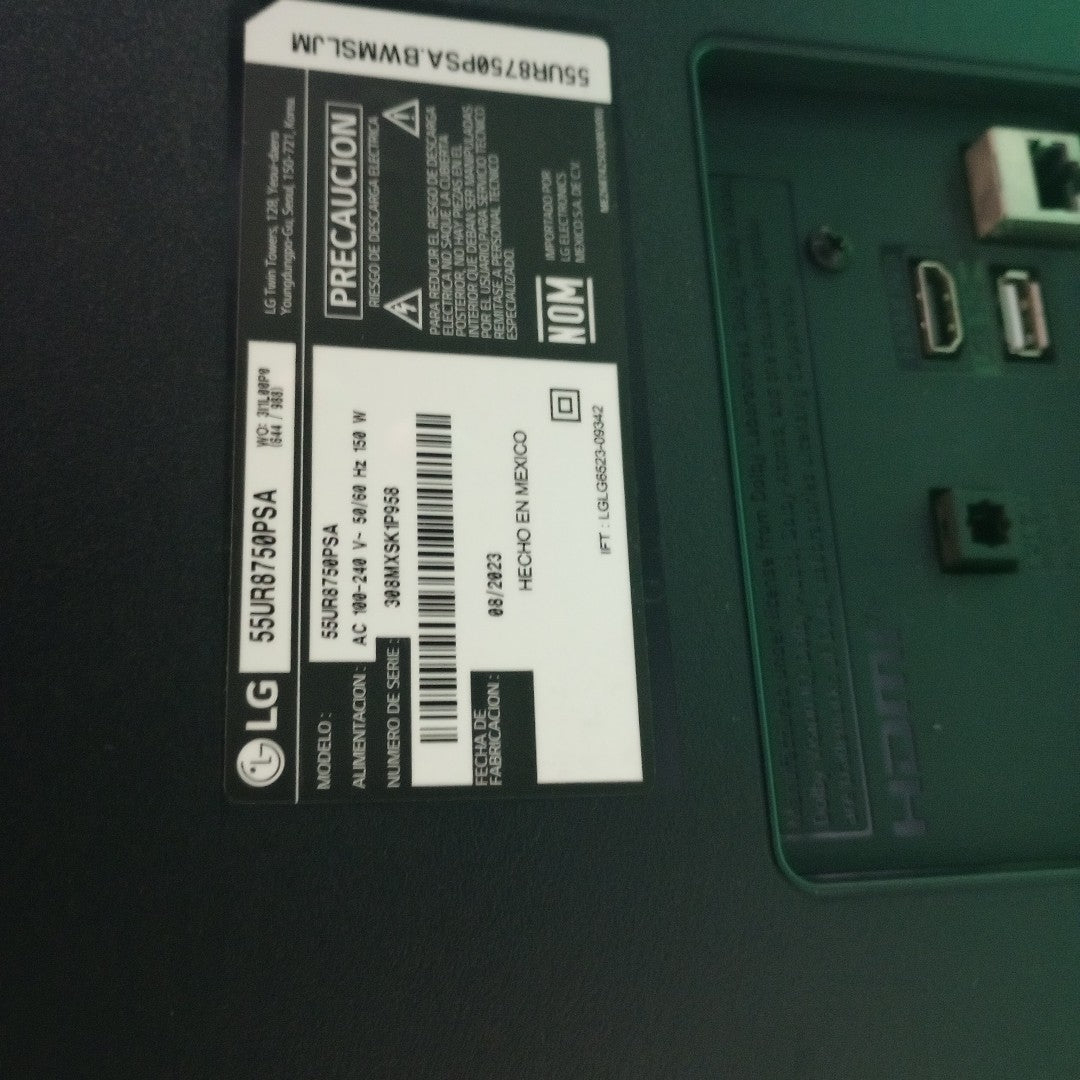 PANTALLA LG  55UR8750PSA (2023) 55" LED 4K (SEMINUEVO)