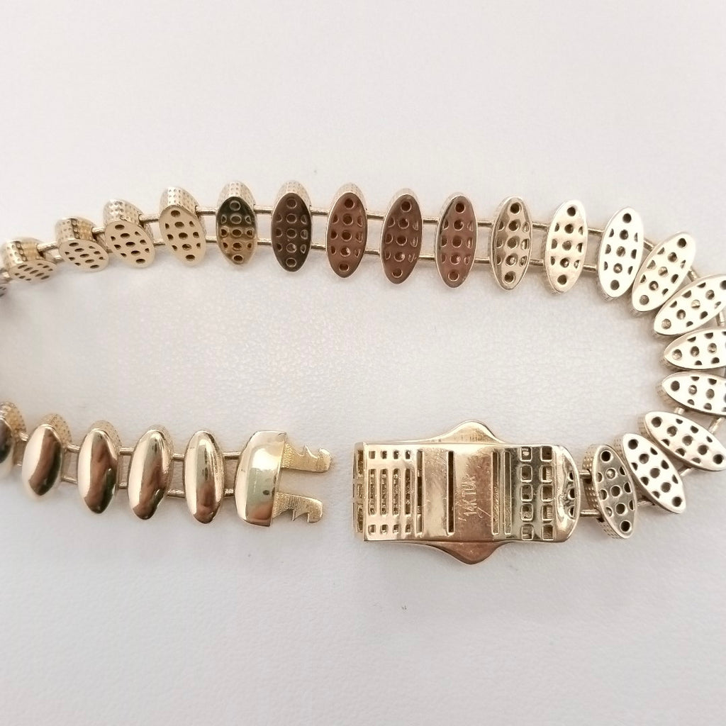 PULSERAS DAMA ORO 14K 15.8 (NUEVO)