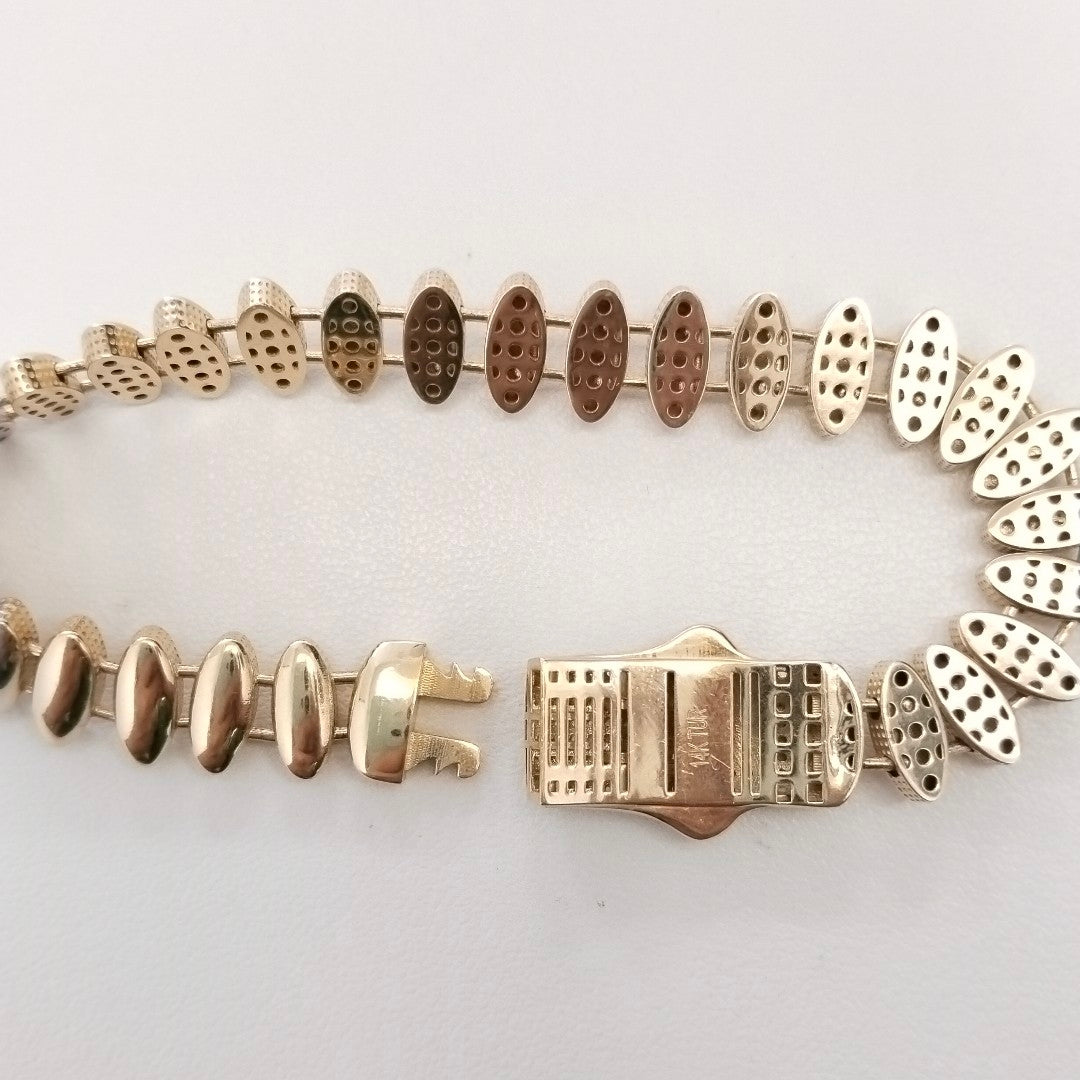 PULSERAS DAMA ORO 14K 15.8 (NUEVO)