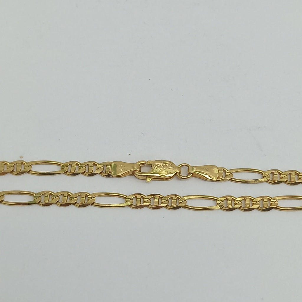 CADENAS CARTIER 3*1 AMARILLA ORO 14K 8.8 (NUEVO)