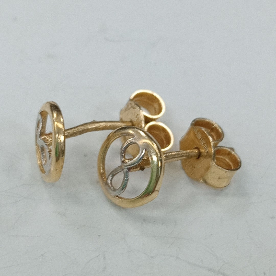 10176ARE20900B539 FRD25 ARETES ORO 14K 0.7GRS (NUEVO)