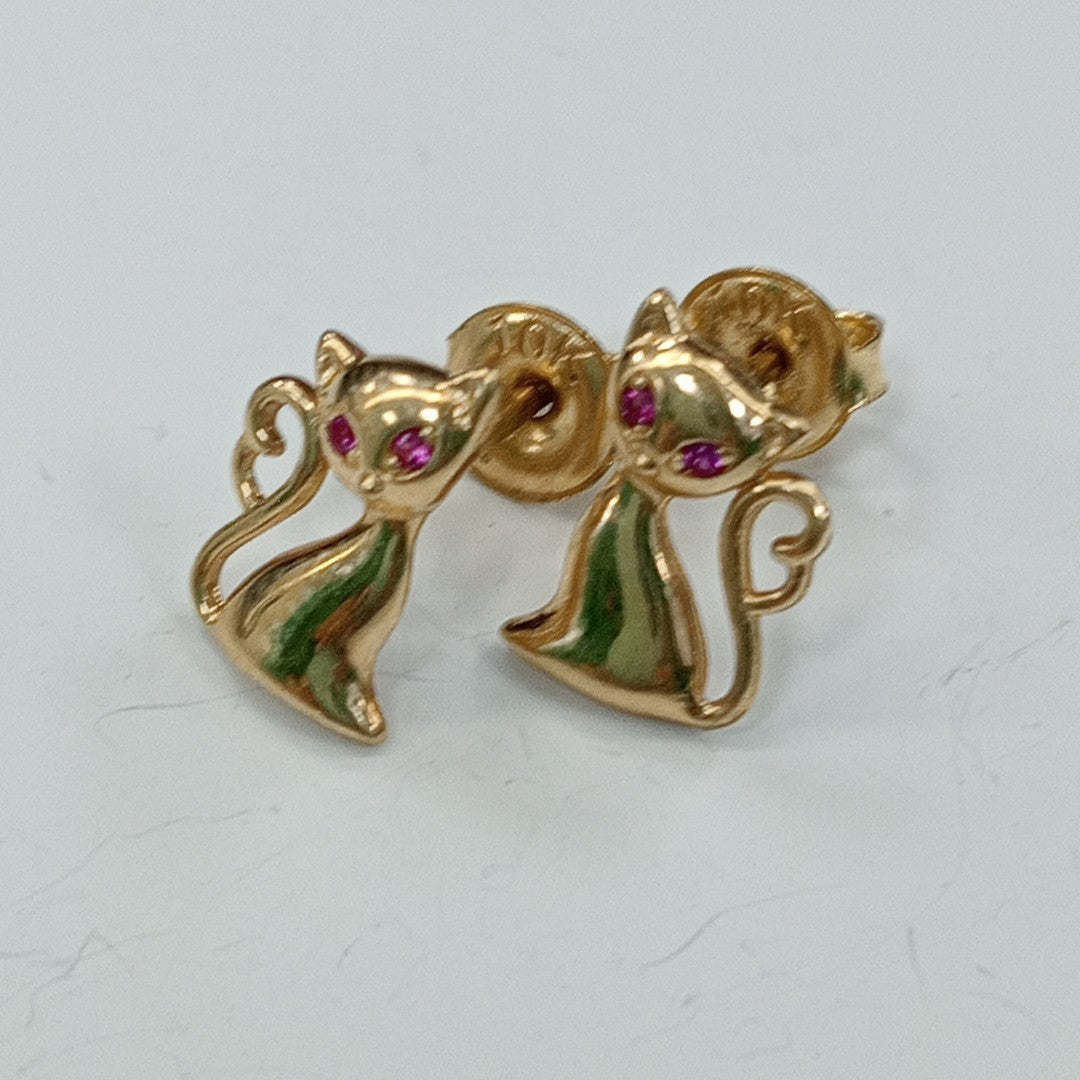 10110ARE13300A679 FRD22 ARETES ORO 10K 1.2GRS (NUEVO)