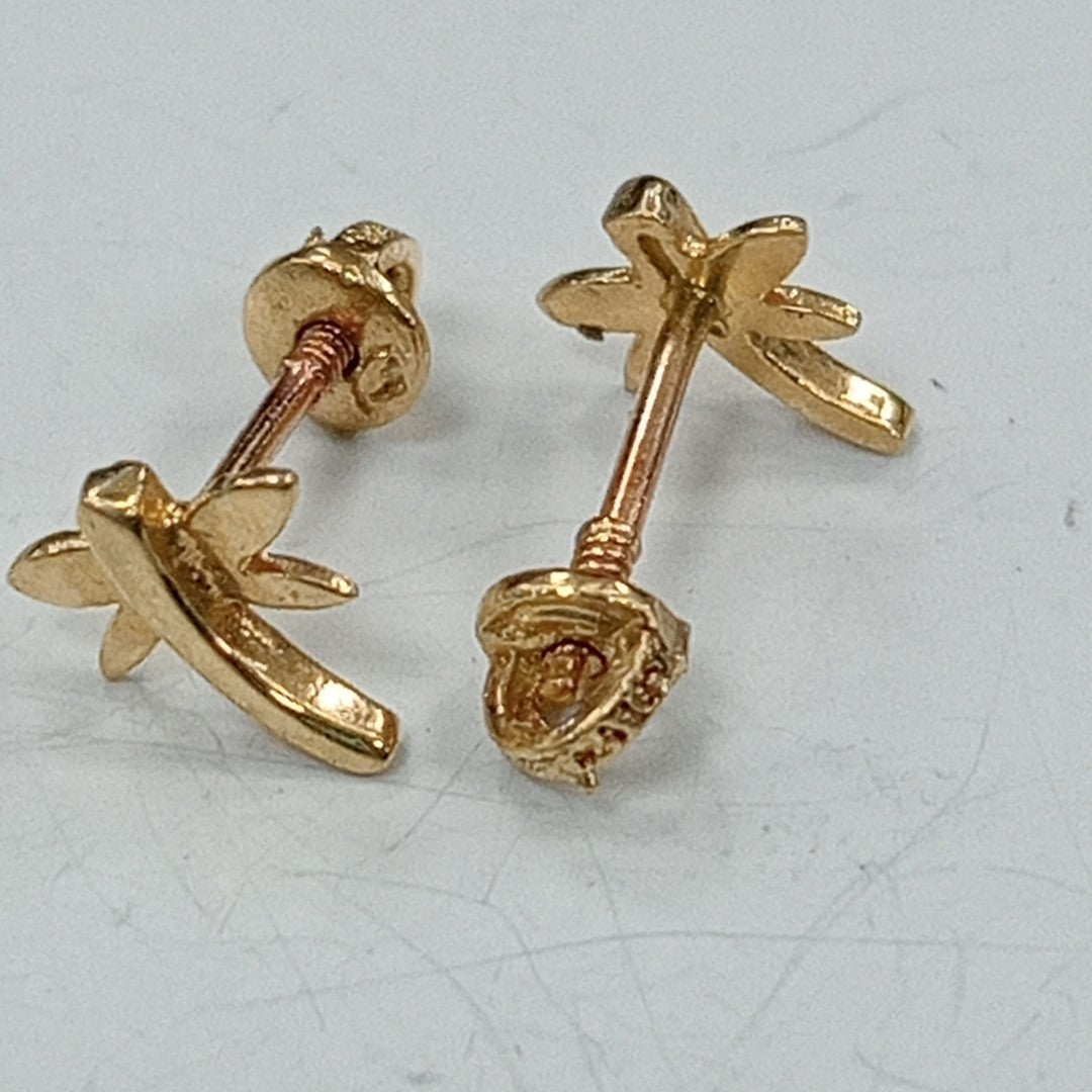 BROQUELES ORO 14K 1 (NUEVO)