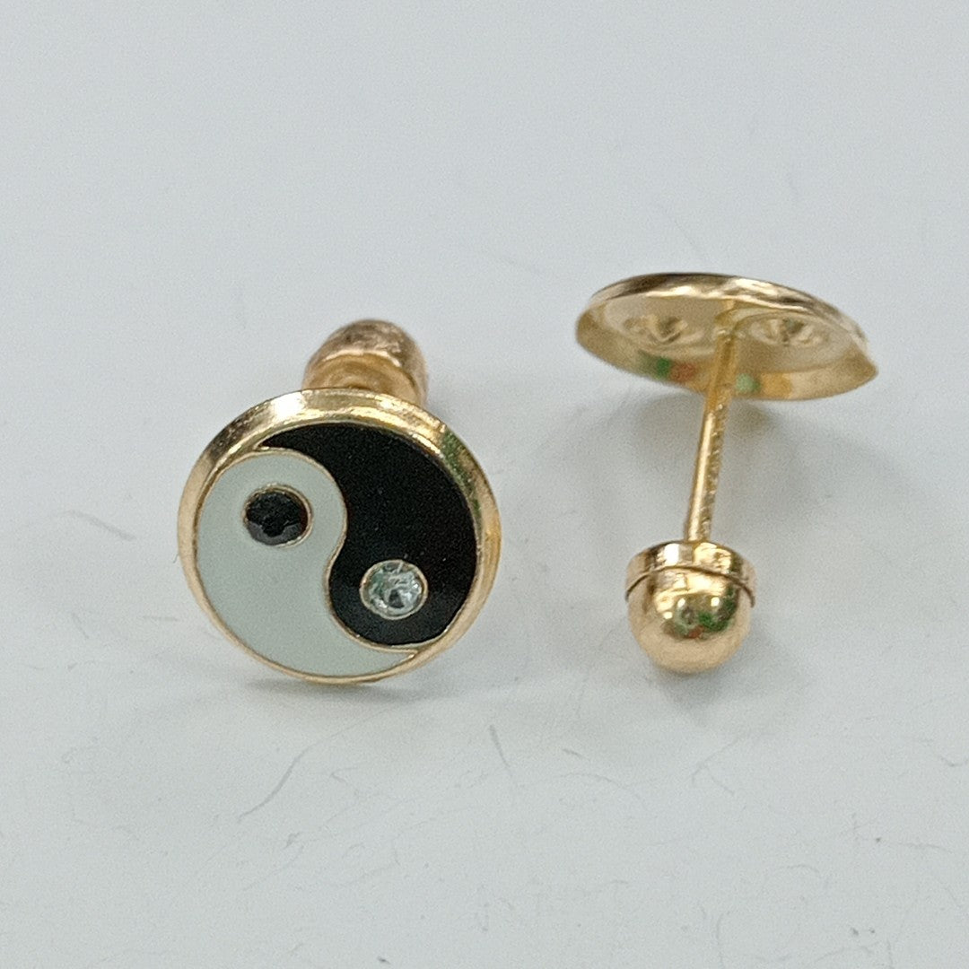 BROQUELES ORO 14K 1 (NUEVO)