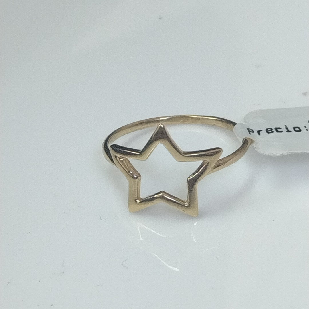 10419AND00075B4297 FRD23 ANILLO DE ESTRELLA ORO 14K 1.5GRS (NUEVO)