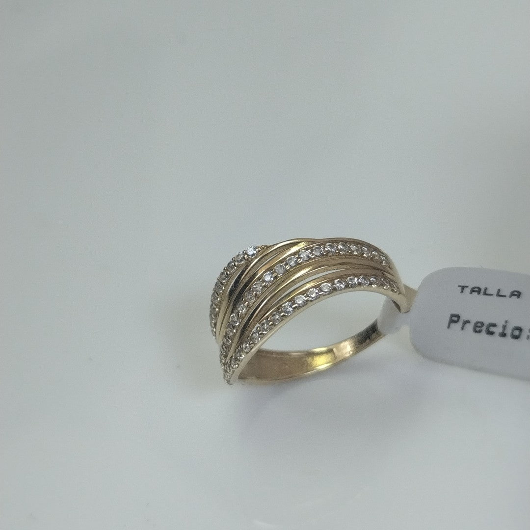ANILLOS DAMA ORO 14K 2 (NUEVO)