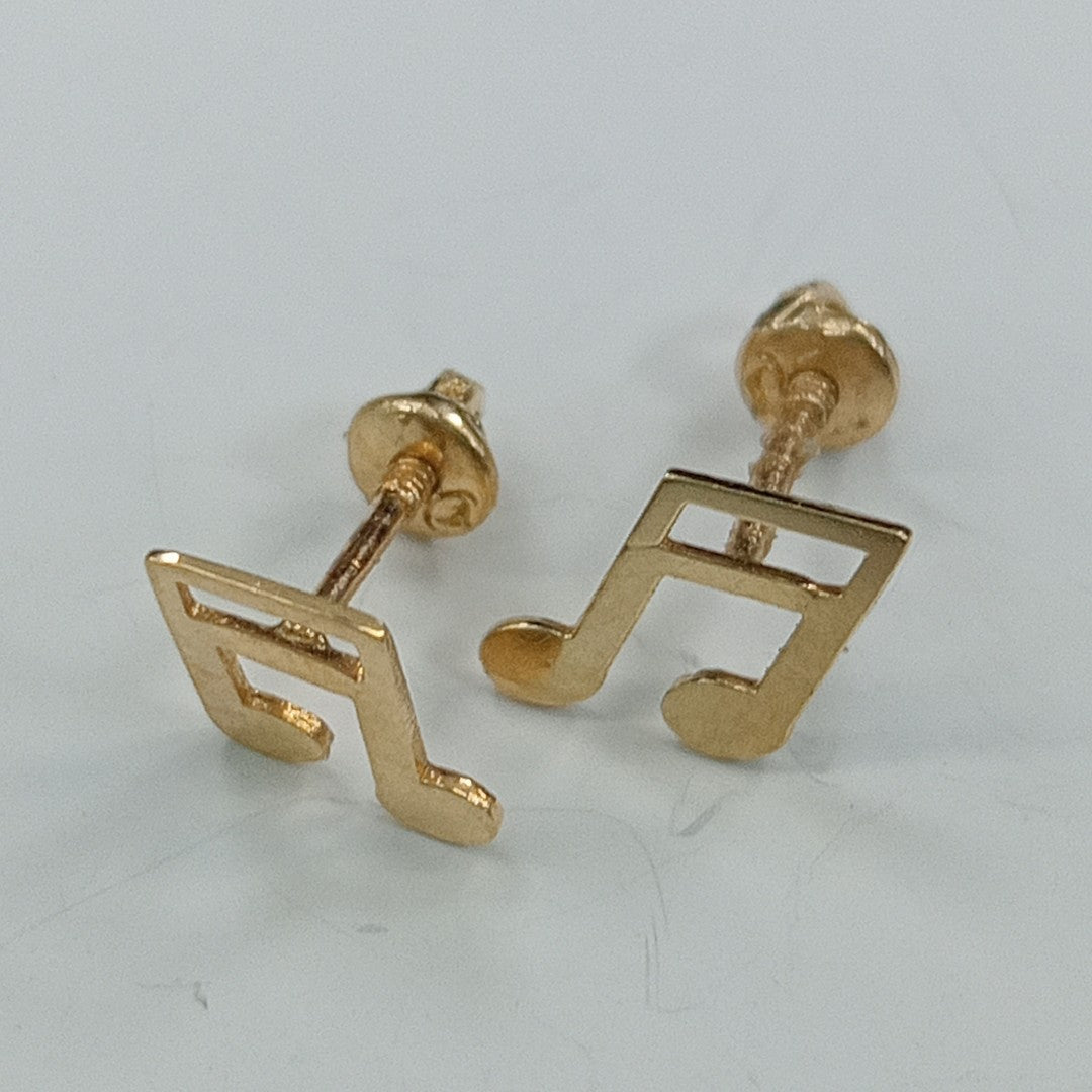 BROQUELES ORO 14K 1 (NUEVO)
