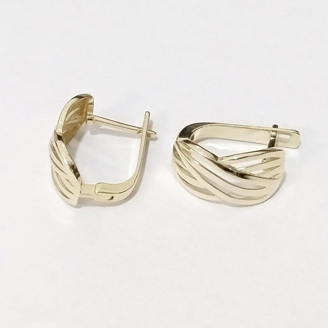 BROQUELES ORO 14K 3.6 (NUEVO)