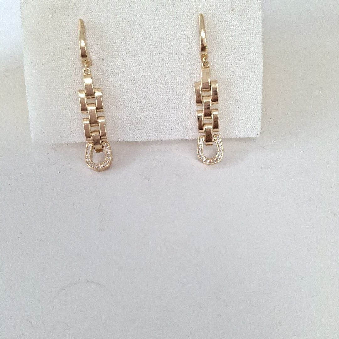 BROQUELES ORO 14K 7.2 (NUEVO)
