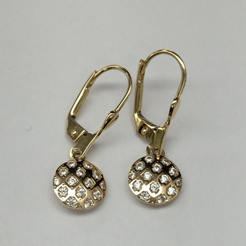 BROQUELES ORO 14K 2.5 (NUEVO)