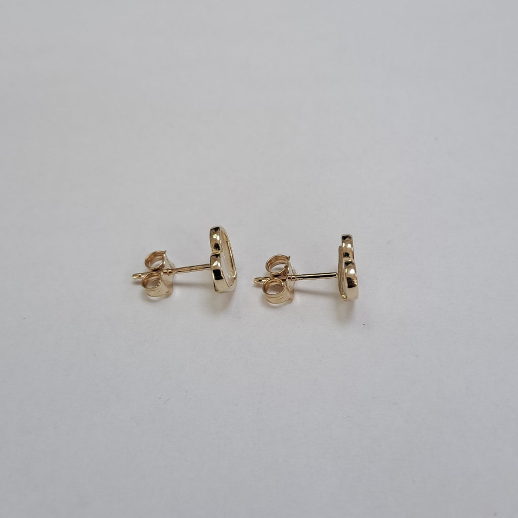 BROQUELES ORO 14K 1.1 (NUEVO)