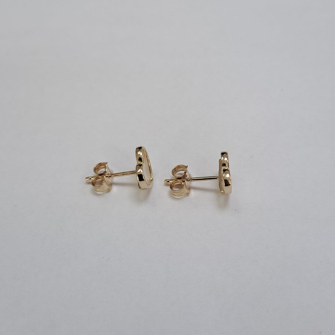 BROQUELES ORO 14K 1.1 (NUEVO)