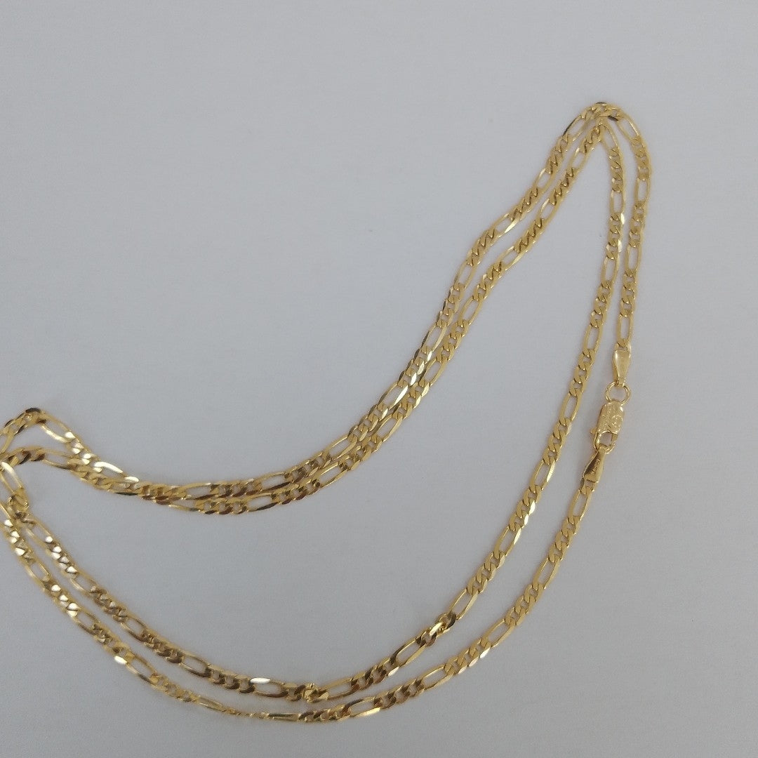 CADENAS CARTIER 3*1 AMARILLA ORO 14K 5.4 (NUEVO)