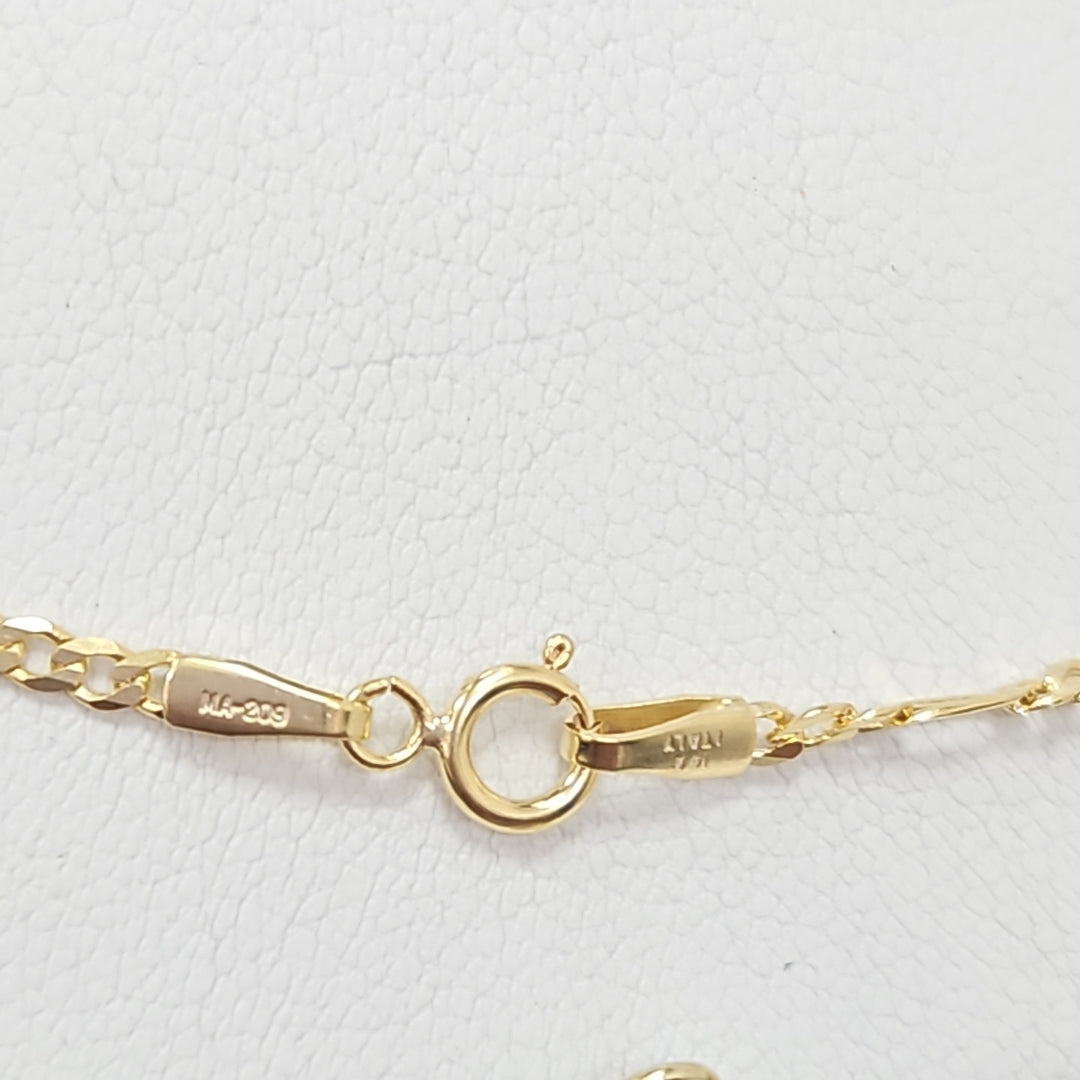 CADENAS CARTIER 3*1 AMARILLA ORO 14K 3.6 (NUEVO)