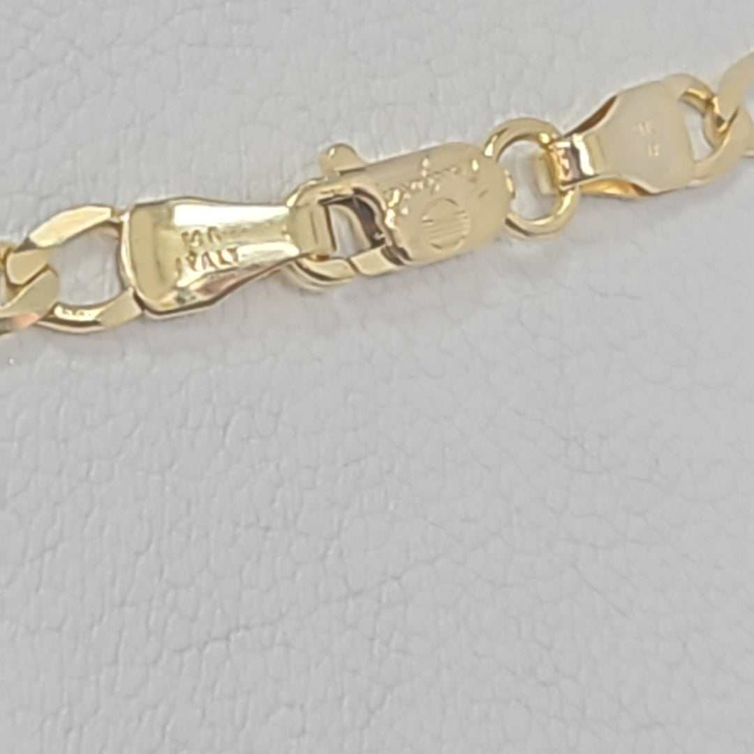 CADENAS CARTIER 3*1 AMARILLA ORO 14K 7.8 (NUEVO)
