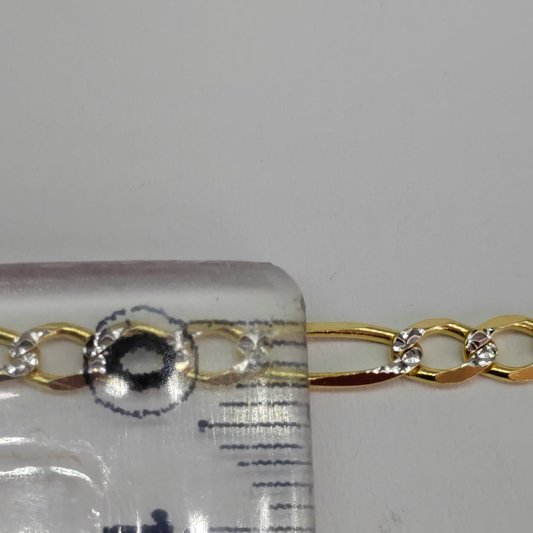 CADENAS CARTIER 3 1 DIAMANTADA ORO 14K 8.8 (NUEVO)