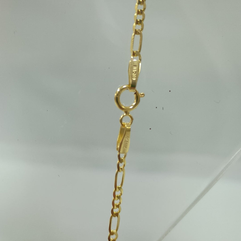 CADENAS CARTIER 3*1 AMARILLA ORO 14K 3.3 (NUEVO)