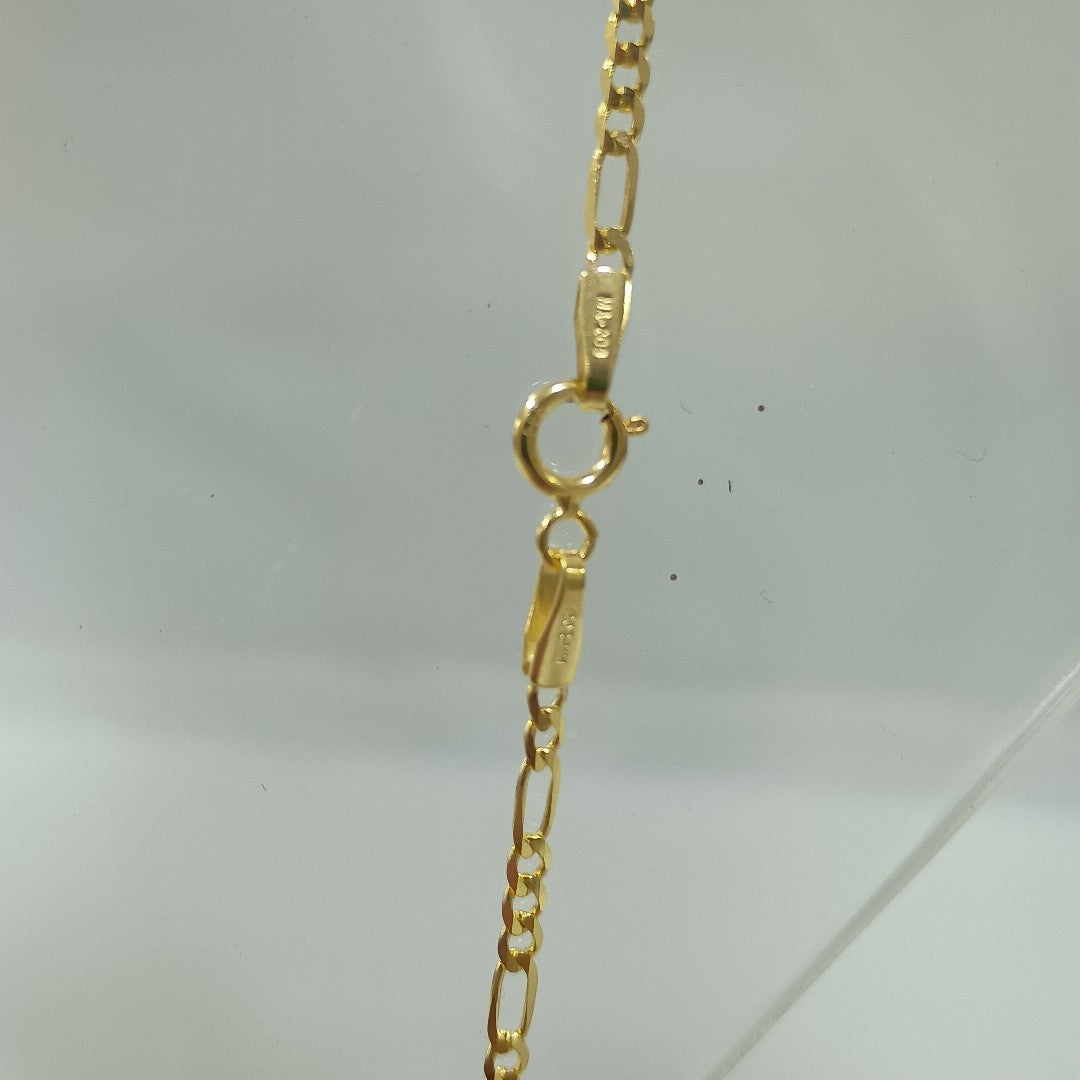 CADENAS CARTIER 3*1 AMARILLA ORO 14K 3.3 (NUEVO)