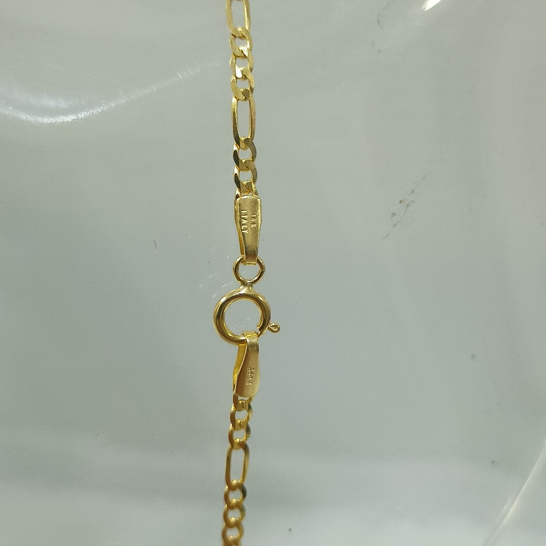 CADENAS CARTIER 3*1 AMARILLA ORO 14K 3.4 (NUEVO)