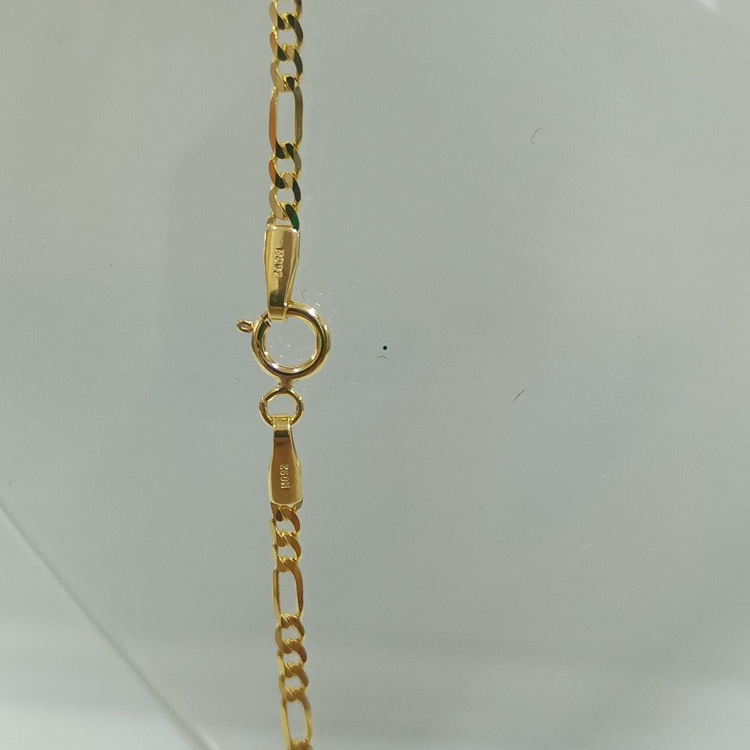 CADENAS CARTIER 3*1 AMARILLA ORO 14K 3.4 (NUEVO)