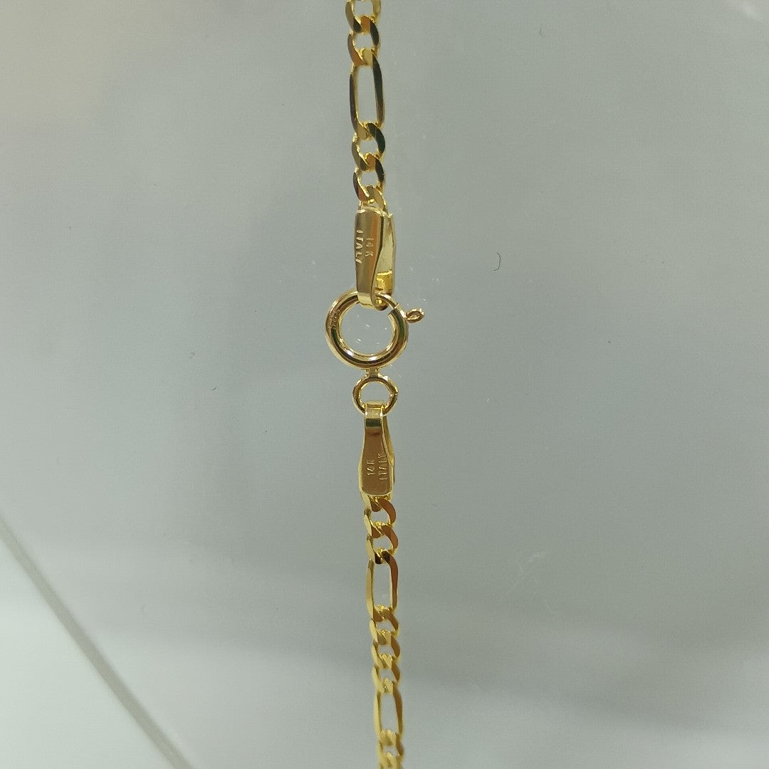 CADENAS CARTIER 3*1 AMARILLA ORO 14K 3.4 (NUEVO)