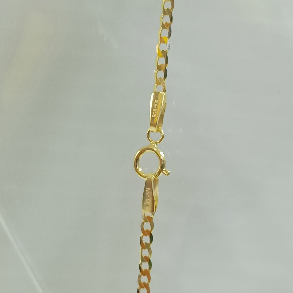 CADENAS BARBADA AMARILLA ORO 14K 3.3 (NUEVO)