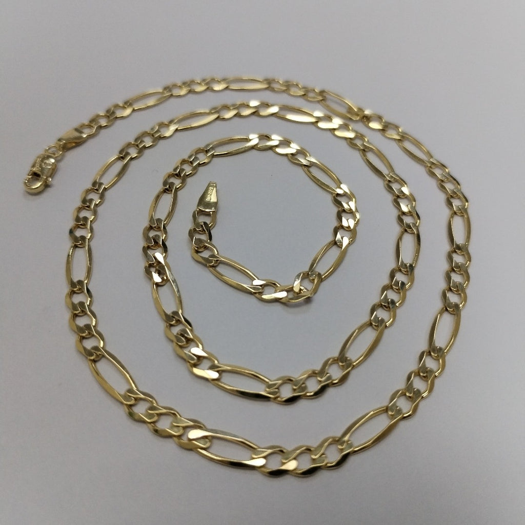 CADENAS CARTIER 3*1 AMARILLA ORO 14K 11.7 (NUEVO)