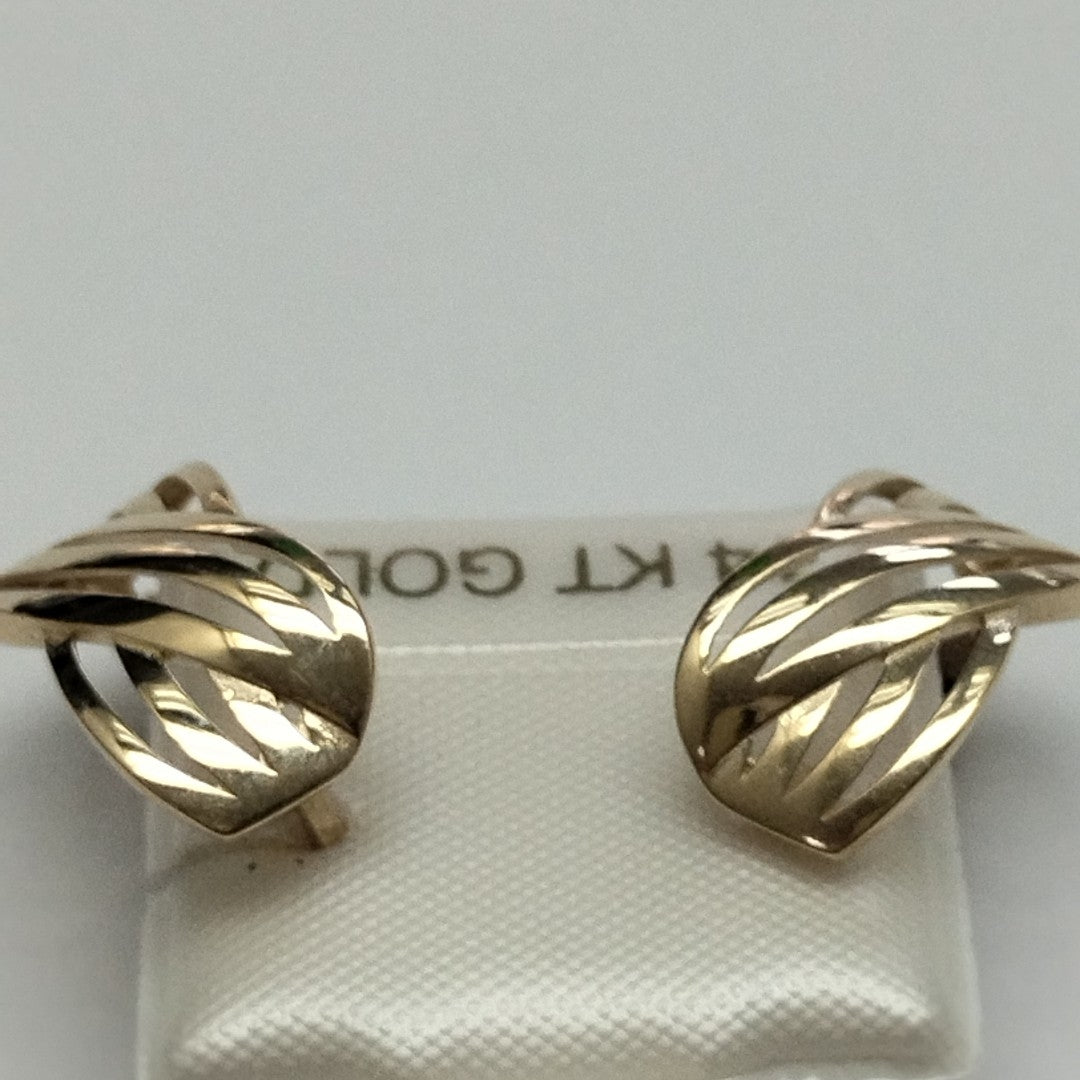 BROQUELES ORO 14K 3.7 (NUEVO)