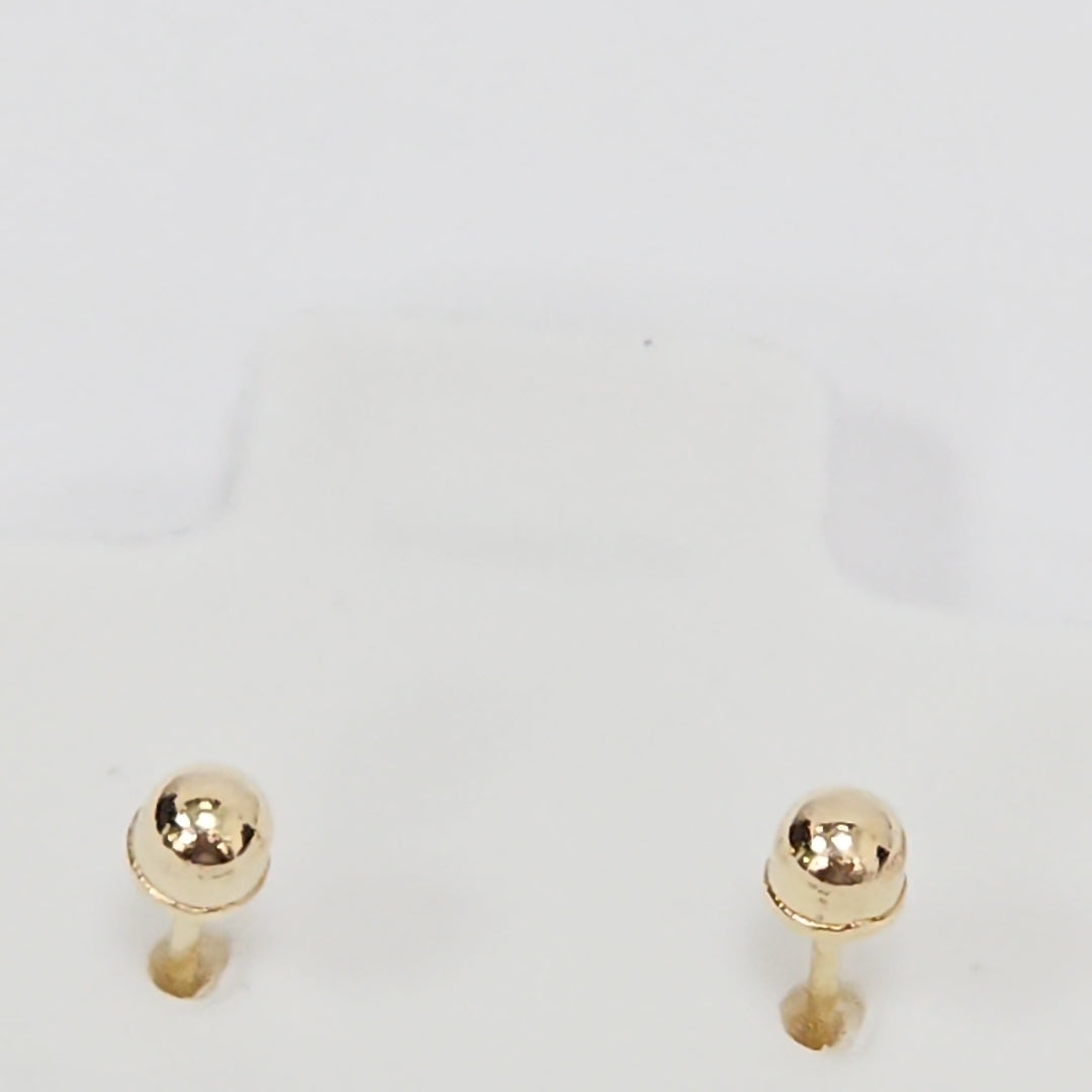 BROQUELES ORO 14K 1 (NUEVO)