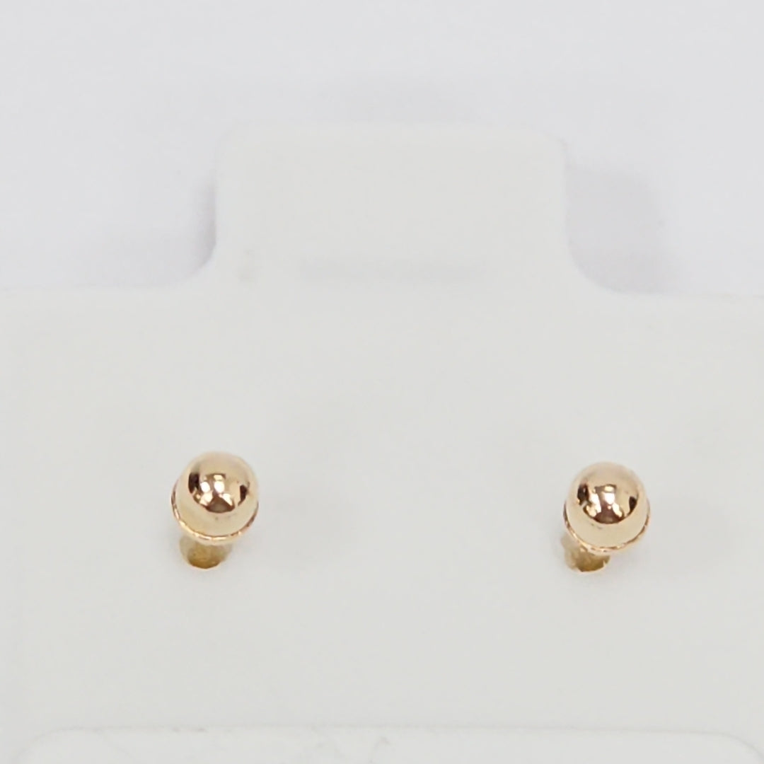 BROQUELES ORO 14K 1 (NUEVO)