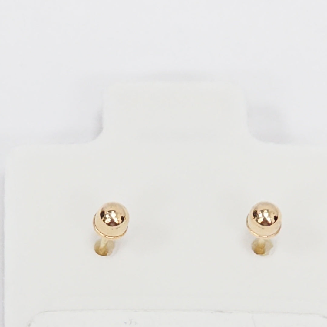 BROQUELES ORO 14K 1 (NUEVO)
