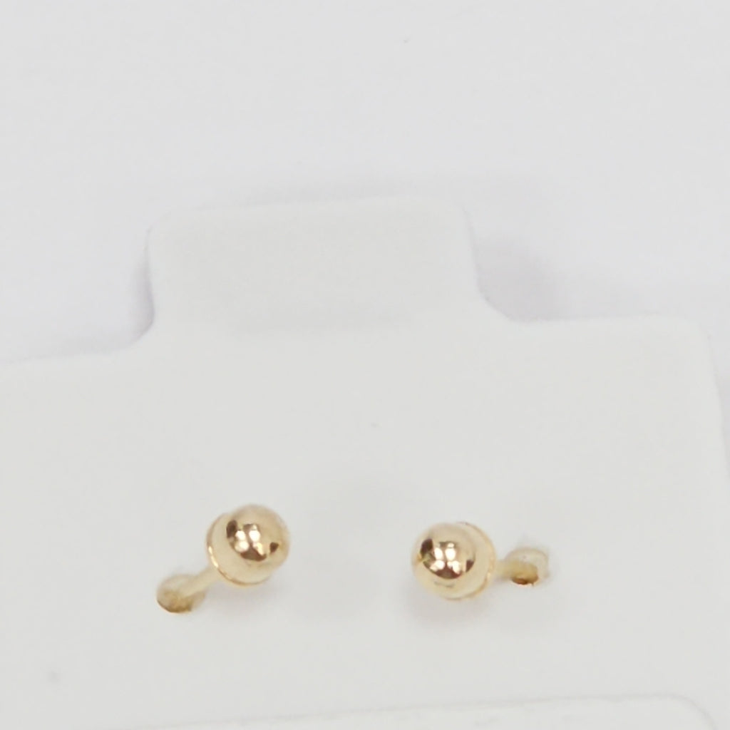 BROQUELES ORO 14K 1 (NUEVO)